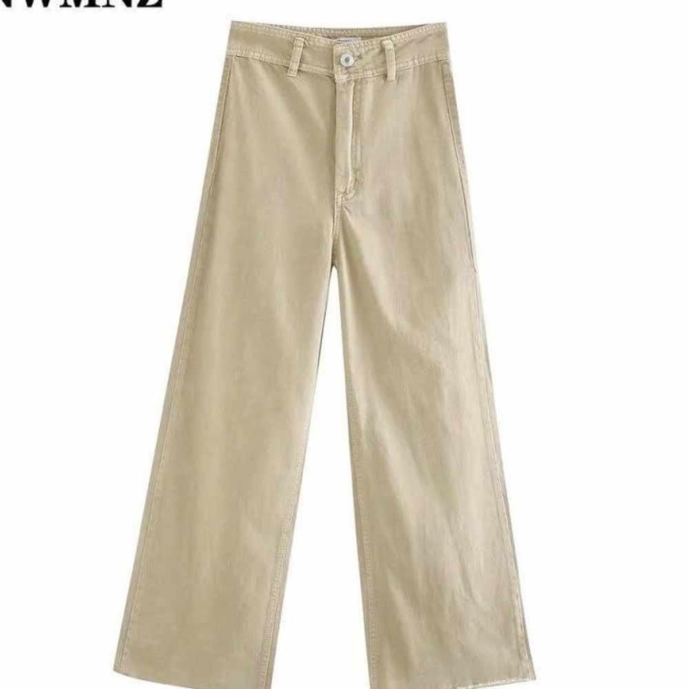 Zara straight leg marine jeans